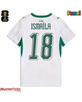 Senegal Ismaila Sarr #18 Echipament de Fotbal Replică Mondial 2026 Femei Acasa Senegal Ismaila Sarr #18 Echipament de Fotbal Replică Mondial 2026 Femei Acasa